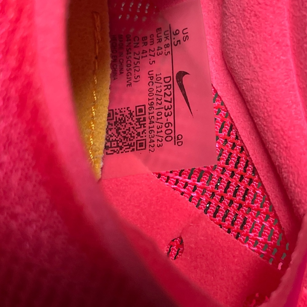 Nike Zoom Mamba 6 Pink Distance Spike Track Shoes Sz 9.5  DR2733- 600 New Sprint - Picture 11 of 12